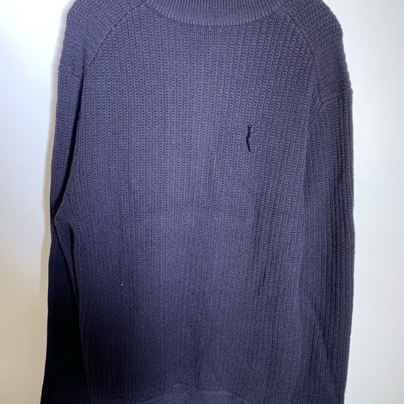 Reiss wool collar sweater knitted men size Large - Picture 3 of 4